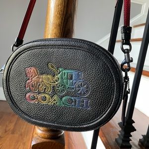 COPY - NWT Coach camera bag with horse and carriage